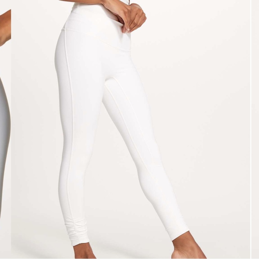 White lululemon Leggings Size 2 Principle Dancer Collection